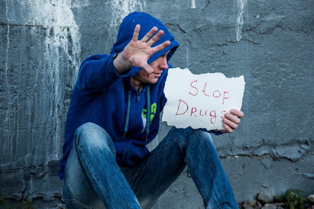 photo from pixabay showing a drug Addiction