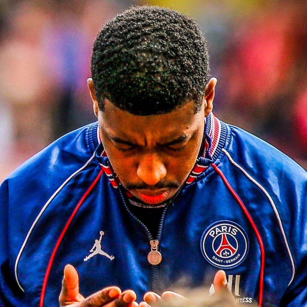 image of presnel kimpembe suffering Achilles tendon rupture