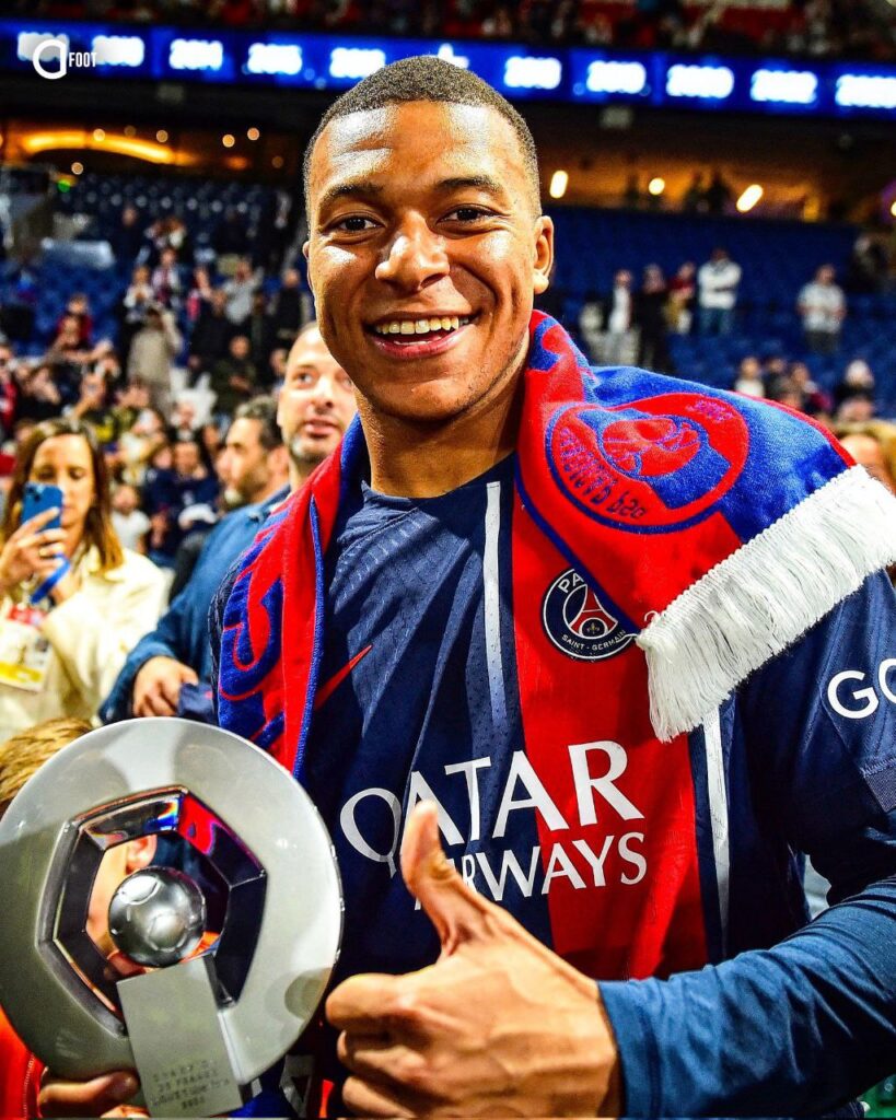 Kylian Mbappe has won the UNFP best player of the season in Ligue 1 award