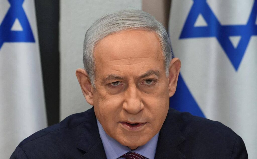 Image of the Prime Minister of Israel Benjamin Netanyahu