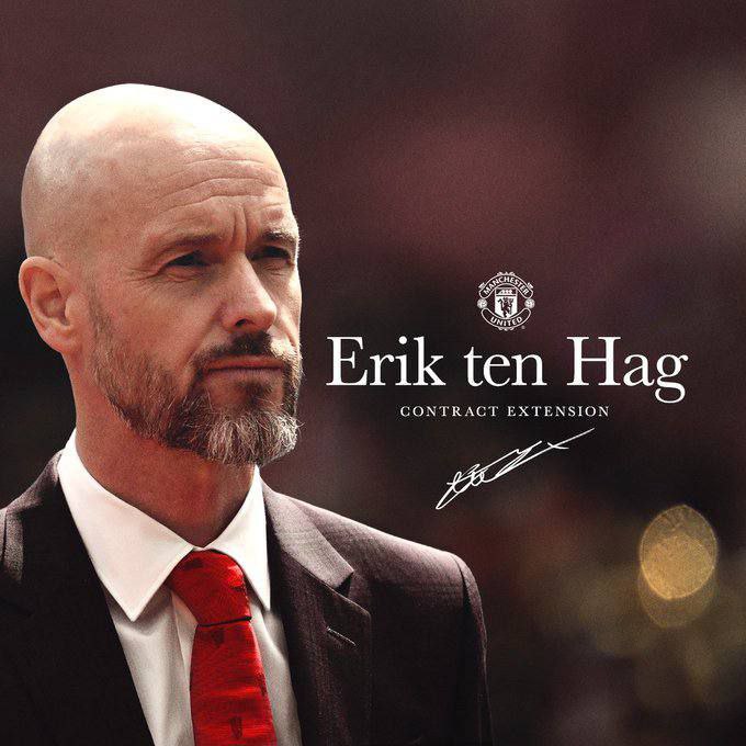 Erik Ten Hag Extends Contract at Manchester United until June 2026